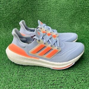 adidas UltraBoost Light Blue Dawn Coral HQ6347 Women’s Size 7.5 Used
